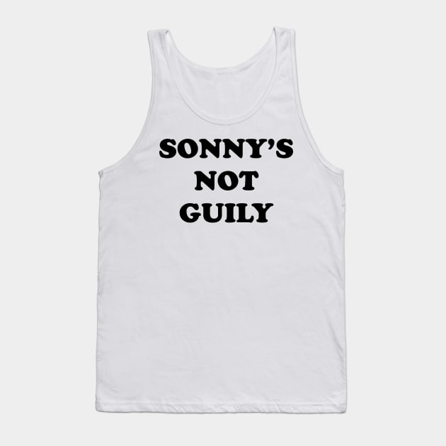 Not Guilty Tank Top by TheCosmicTradingPost